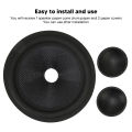 Speaker Cone Drum Paper 1 Inch Inner Diameter Rubber Surround Subwoofer Speaker Drum Paper Black hot. 