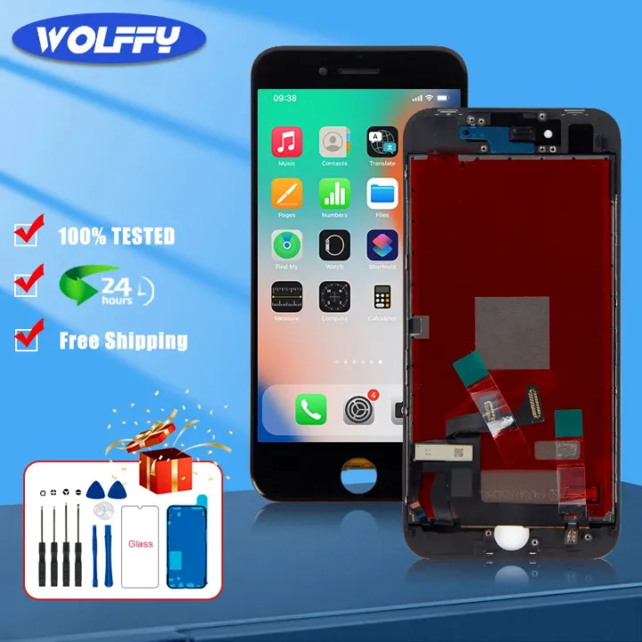 Full new LCD display for iPhone 8 7 6s 6 plus 5 s 5C 5 SE 4s SE22 SE20 touch screen digitizer assembly replace 100% no dead pixel