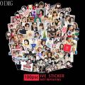100pcs/set Kpop IVE Stickers Pack Ive Album Photocards Eleven Kpop Cute Girls Photo Sticker Fans Collection Gift Cartoon Labels. 