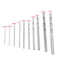 Twist Drill Bits 10PCS Durable High Speed Steel Bit 0.5-3mm Straight Shank Drilling Tools. 