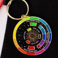 Color Wheel Keyring Interactive Keychain Art Keychains Gifts for Painters. 