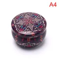 Retro Floral Tin Can Tea Storage Box Candy Gift Case　GENGLI. 