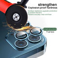 iphone Camera Lens Metal Ring Case Glass for iPhone 11 11 Pro / Max 12 12 Pro / Max Lens Protector Cap Full Cover Camera. 