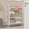Simple Four Layer Lace Shoe Rack Dustproof Storage Rack At The Entrance Multi-layer Shoe Cabinet Storage Rack Space Saving And Multifunctional. 