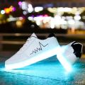 【ThinkWay】▫﹍#Glow In The Dark Shoes#Waterproof Charging Colorful Luminous Shoes Couple Street Dance Ghost#Dindang01.ph#10.12 91/14. 