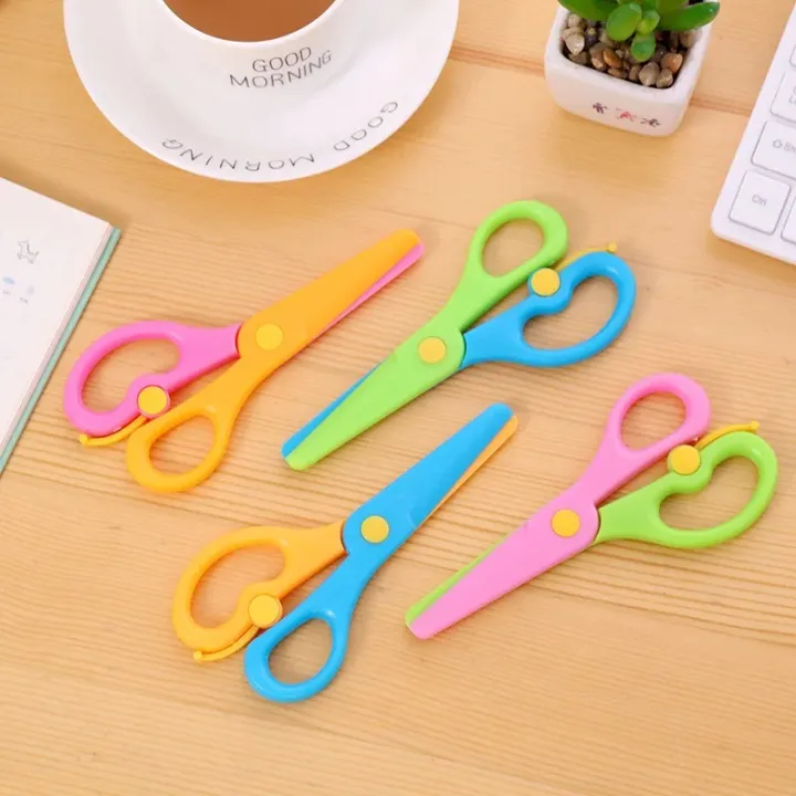 2pcs%20Kids%20Plastic%20Scissors%20Kindergarten%20Hand%20Art%20DIY%20Craft%20Origami%20Paper%20Cut%20Scissors%20School%20Stationery%20-%20Image%205