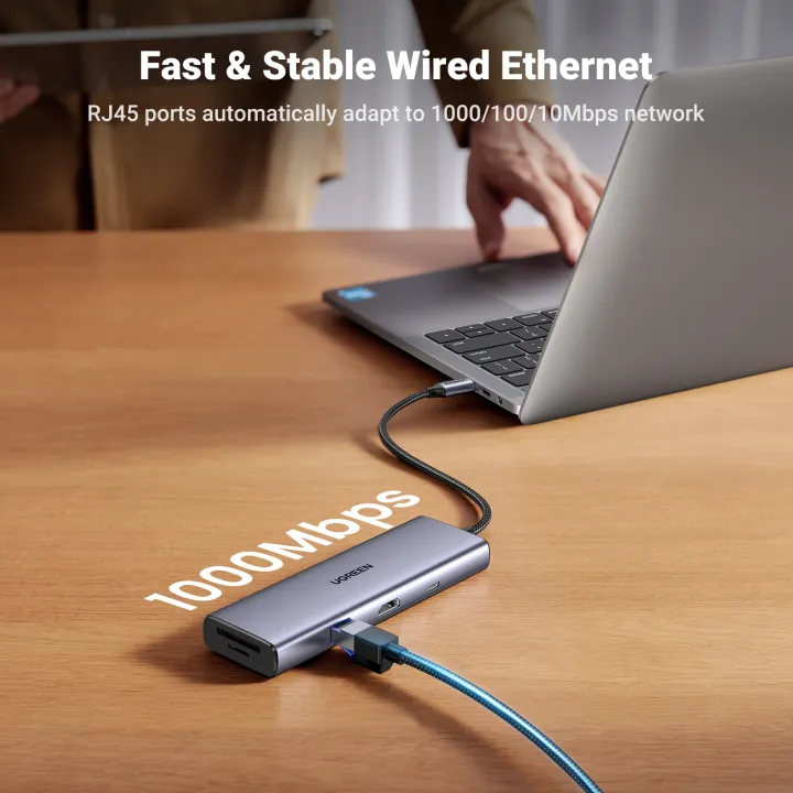 UGREEN%20USB%20C%20Hub,%209-in-1%20USB-C%20Dongle%20Docking%20Station,%20with%204K%20HDMI%20RJ45%20100W%20PD%202%20USB%203.0%20Type%20C%20Ports%20SD%20TF%20Card%20Reader%20Adapter%20for%20MacBook%20Pro%20iPad%20-%20Image%207