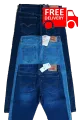 511 Mid Blue  Denim Jeans For Men Skinny Fit. 