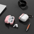 Luxury Metal Cover Case For Pro Case With Keychain Bluetooth Case For Airpod 3 For Air Pods Pro Earphone. 