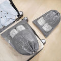 Shoes Storage Bag Closet Organizer Non-woven Travel Portable Bag Waterproof Pocket Clothing Classified Hanging Bag. 