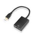 1080P USB 3.0 to HDMI Adapter USB to HDMI-Compatible Converter External USB Video Adapter Cable for Desktop Laptop Macbook. 