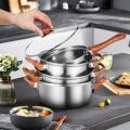 Stainless Steel 12 Pcs Cookware Set with Glass Lid. 