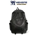 MENSPE Fashion Men’s Backpack Unisex Laptop Backpack Soft PU Backpack Business Travel Bag Waterproof Backpack Shoulder Bag College Commuting Backpack Leisure School Bag For Travel Study Business. 