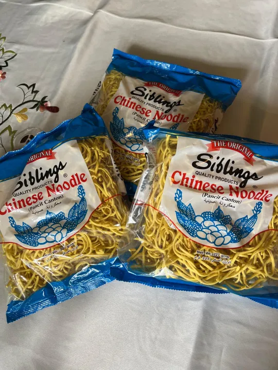 Chinese Canton Noodles - Pancit canton, Dubai imported, egg noodles, Philippines noodles