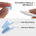8 PCS / Set Stoyobe Universal Silicone Nib Cap For Apple Pencil 1 / 2. 