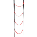 1 Piece 5 Step Boat Rope Ladder Boat Rope Ladder Extension Swim Ladder for Sailboat ,Kayak ,Red. 