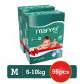 Marvel Medium Baby Diapers - 96 Pcs. 