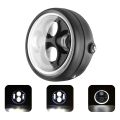 Modified Motorcycle LED Headlight GN125 Headlight 5.75 Inch Retro Headlight Aperture Headlight. 