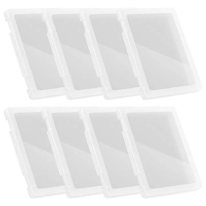8 Pack A4 File Box Paper Storage Rack Document Protector for Magazines ...