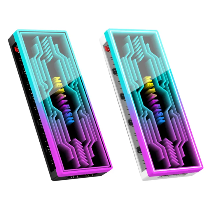 METALFISH%20ARGB%20Fan%20Controller%20With%204Pin%20PWM%20For%20Computer%20Cooling%20SYNC%20CPU%20Radiator%205V%203Pin%20LED%20Strip%20Remote%20Controller%20-%20Image%205