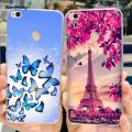 Wenefang Portable For Xiaomi Max 2 Case Cute Cat Butterfly Painted Cover Clear Silicone Phone Case For Xiaomi Mi Max 2 Max2 Back Cover Soft Fundas. 