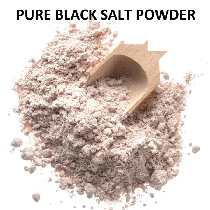 Black Salt Powder 500g Pack Suitable for Daily use