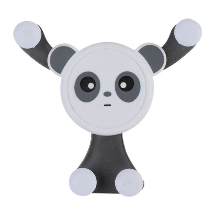 Universal Cute Panda Car Air Vent Gravity Mobile Phone Holder Bracket Stand