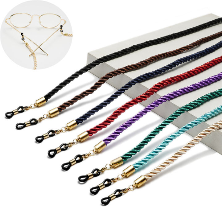 8 Color Fashion Eye Glasses Sunglasses Spectacles Chain Holder Cord Lanyard Necklace Reading Glasses Chain Neck Strap