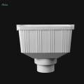 Rainwater Downspout Drainage Connector ,Rainwater Collector,Universal Rainwater Collection System, PVC Rain Downspout Connector for Yard. 