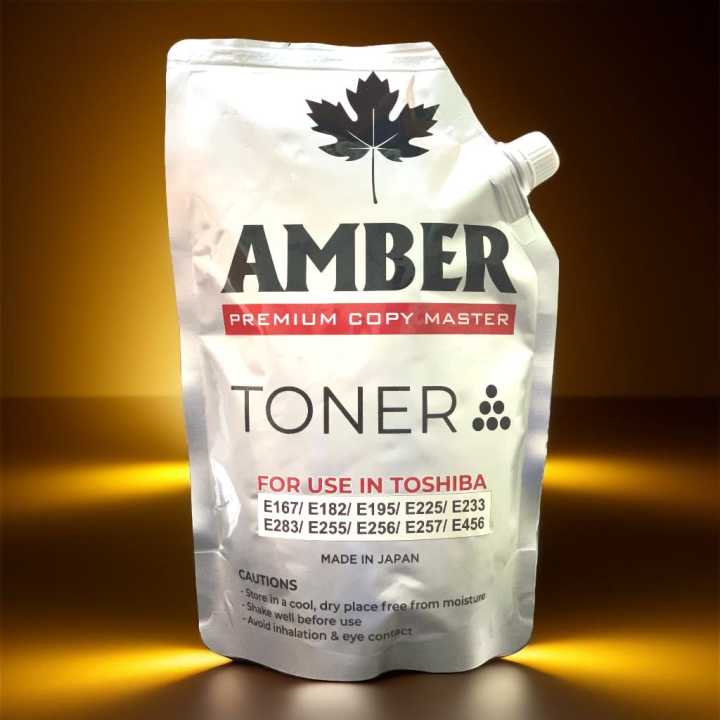 Premium%20Amber%20Japan%20Toner%20Powder%20Compatible%20Toshiba%20167/182/195/225/233/283/255/256/257/456%20-%20Image%202