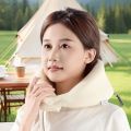 Lightweight Resilient Travel Neck Pillow Space-saving Soft Neck Support Pillow with Storage Box Removable U-shaped Pillow Outdoor. 