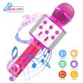 Wireless Microphone Bluetooth Karaoke Speaker Handheld Mic Ktv Party Player Portable Kids Gift Led Usb Studio WS-858 Bluetooth Microphone. 