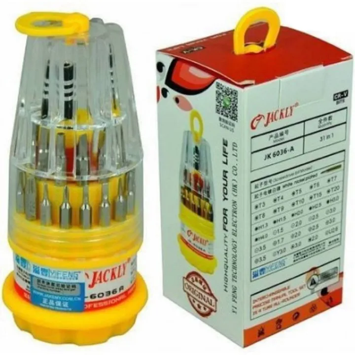 31 in 1 Jackly Magnetic Screwdriver Tool Kit