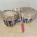 Sri Lankan Traditional Kos Thammattama Drum | Handmade Tammattama Percussion Instrument for Events & Ceremonies | Authentic Sri Lanka Cultural Drum | Temple, Festival & Dance Performance Instrument | Durable Wood Traditional Drum. 