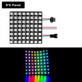 Dc5v Ws2812b Led Digital Panel Matrix Flexible Screen 8*8 16*16 8*32 5050 Rgb Ws2812 Ring Individually Addressable Pixels. 