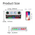 S20 Professional Audio Sound Card with Customize Sound Module Music Card External Audio Interface for Live Sound Card Easy to Use. 