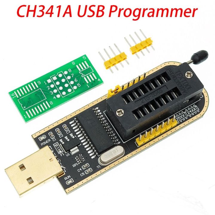Original Flash BIOS SOP8 Test Clip CH341A Programmer 24 25 Series USB Module EEPROM
