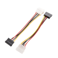 4 Pin IDE Molex to 1 serial ATA SATA Cable for Pc. 