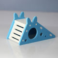 Hamster Hideout Cute Exercise Toy Wooden Hamster House with Ladder Slide. 