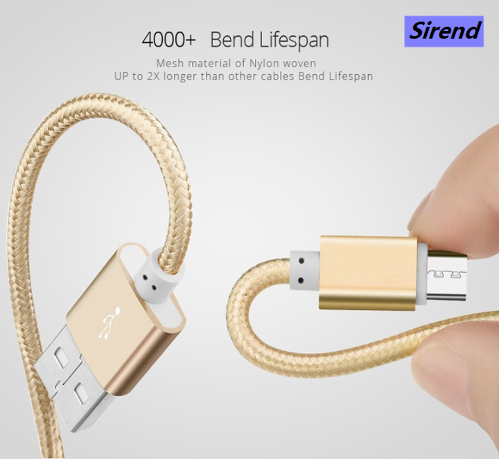 Sirend%20Nylon%20Micro%20USB%20Charger%20Cable%20for%20iRulu%20eXpro%20P2%20for%20HomTom%20HT50,%20HT30,%20HT27,%20HT17,%20HT10,%20HT7%20Pro%20Data%20Sync%20Charging%20Cable%20-%20Image%205