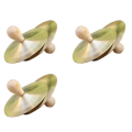 3 Pair 9cm Hand Percussion Copper Cymbals Children Musical Instrument Education Toys Brass. 