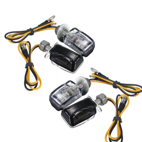 Super Mini 1" Chrome 6x LED Turn Signals Indicators - | Daraz.lk