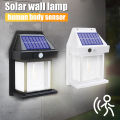 Solar Power Motion Sensor Human Body Induction LED Wall Light Waterproof Tungsten Filament Lamp Outdoor Garden Courtyard Lights 1Set. 
