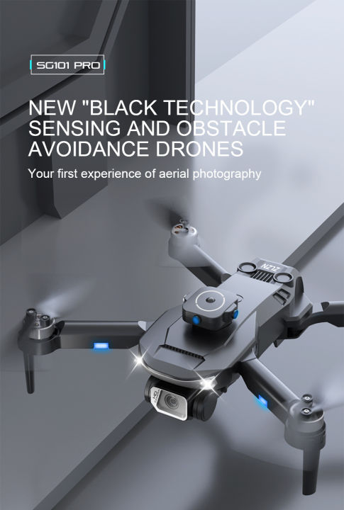 SG101%20PRO%20Brushless%20RC%20Drone%204K%20Professional%20Camera%20Four-way%20Obstacle%20Avoidance%20Optical%20Flow%20Positioning%20Foldable%20Quadcopter%20-%20Image%207