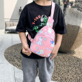 Unicorn Dinosaur Pattern Chest Baby Bags Sling Bag For Boy Girl Preschool Travel Baby Bags. 