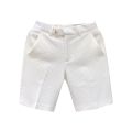 Light Business White Suit Shorts Men's New Fashion Summer Slim Straight Shorts Men's Thin Short Suit Pants. 