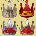 king crown Adult Children Birthday Crown Hat Gold King Diamond Headdress Hair Accessories Cake DecorParty Hats. 