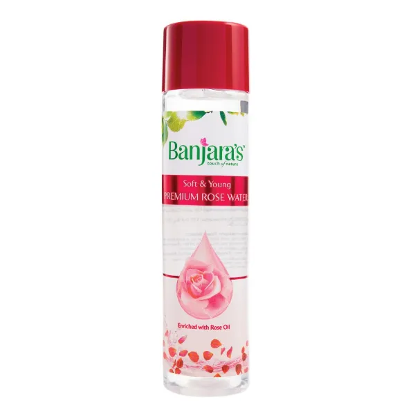 Banjara's Premium Rose Water Soft and Young 60ml Saj