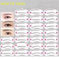 New Fashion Magical 24 Designs Eyebrow Styling Artifact For women's. 