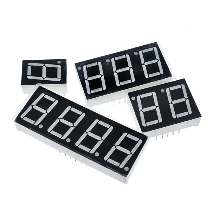 7 Segment Led Bit 0.56inch LED display 7 Segment 1 Bit/2 Bit/3 Bit/4 Bit Digit Tube Red ...